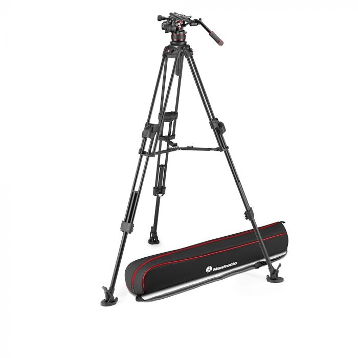 Manfrotto MVK612TWINFA NITROTECH 612 with 645 Fast Twin Aluminium Video Tripod