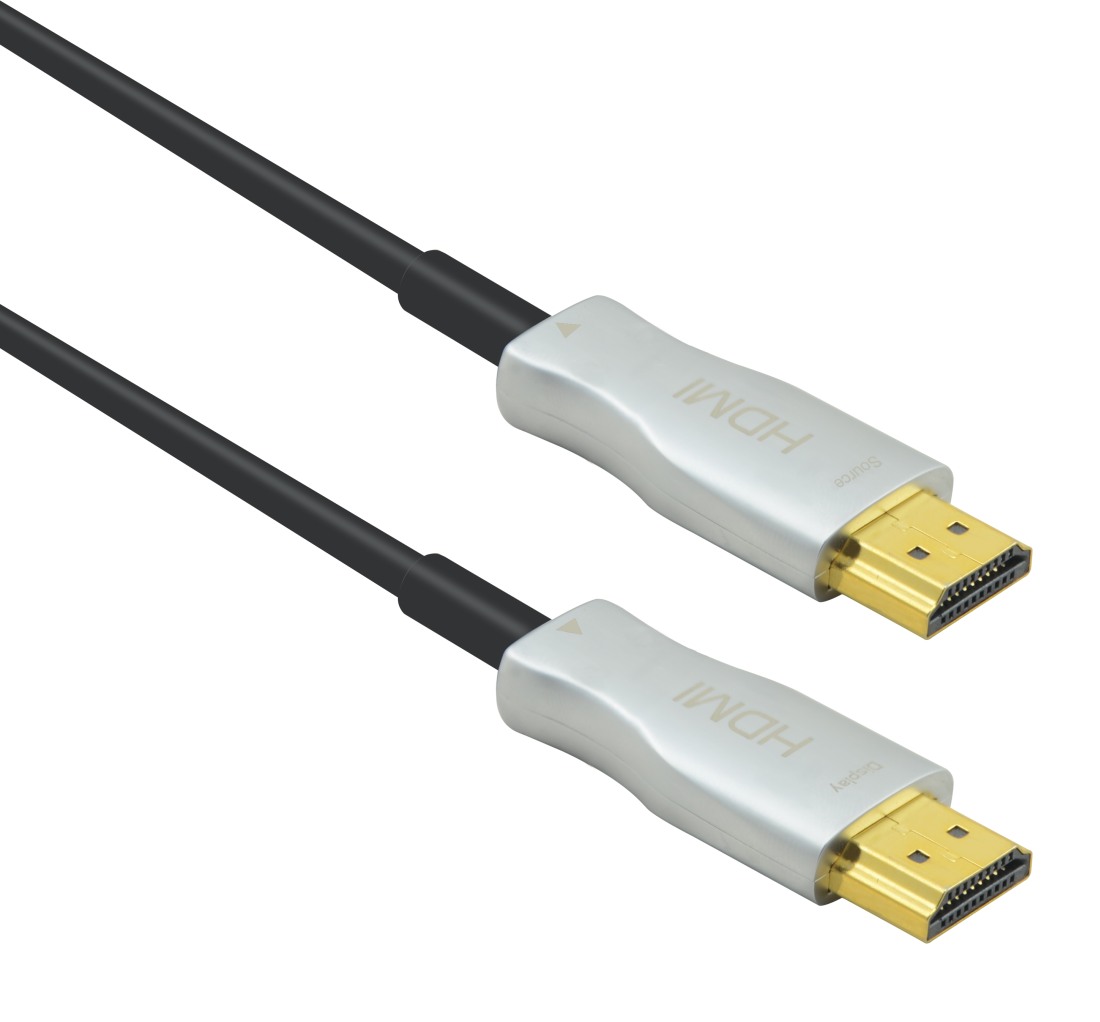 PremiumCord KPHDM2X25 25m Active Optical HDMI Cable